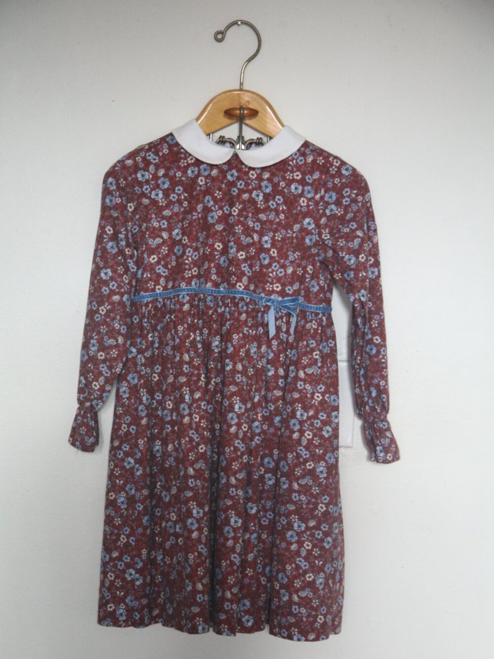 Size 8 Kids - PEPA LONDON Girl's Rouge Floral Traditional English Dress